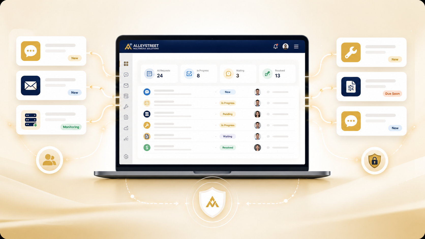 Stay in the loop dashboard